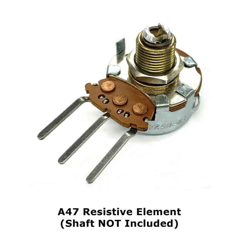 Clarostat A47-750K-Z, 1/2W 750K Ohm Audio Potentiometer Element ~ NO SHAFT