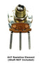 Clarostat A47-1500-S, 1/2W 1.5K Ohm Linear Potentiometer Element ~ NO SHAFT