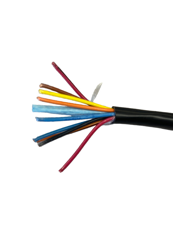 28336A, Belden | TC VN/PVC, 9 C #18 Str BC, PVC-NYL Ins E2, Blk PVC Jkt, 600V TC-ER 150V NPLF 90C Dry/Wet SUN RES DIR