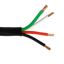 AC1404OSPBK4-500, Wavenet BLACK Direct Burial 4C 14AWG OFC Audio Cable 500 Foot