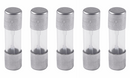 5 Pack of Buss AGW-1, 1A 32V Fast Acting (Fast Blow) Glass Fuses 1/4" x 7/8"