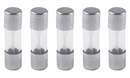 5 Pack of Buss AGW-1/2, 0.5A 32V Fast Acting (Fast Blow) Glass Fuses 1/4" x 7/8"