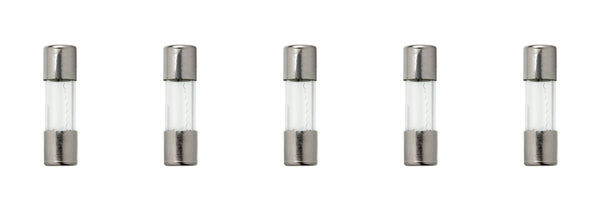 5 Pack of Buss AGW-1-1/2, 1.5A 32V Fast Acting (Fast Blow) Glass Fuses 1/4" x 7/8"