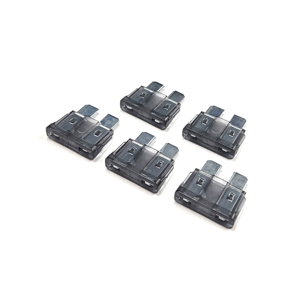 ATC1-5, Bussmann 1A 32V ATC Type Automotive Blade Fuses Lot of 5 ~ Black
