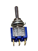 Philmore 30-10018, DPDT (ON)-OFF-(ON) Mini Toggle Switch 5A@120V/28V DC