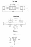 BC3-8, Adaptive Technologies Beam Clamp with Single Hang Point for I-Beams 3"-8"