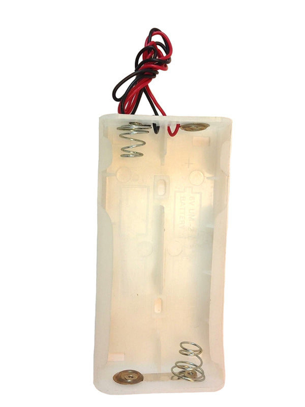 BH242WL, Four (4) C Cell (UM-2) Plastic Battery Holder with Wire Leads