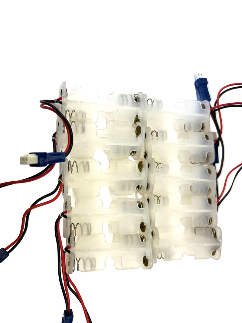 BHAAX2-10PK, AA x 2 Battery Holder with connector Side by Side 10 PACK