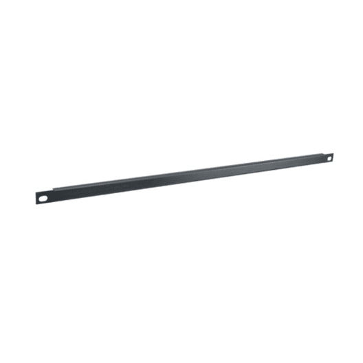 BL1/3 Middle Atlantic - 1/3 RU Flanged Blank Rack Panel, Black Brushed and Anodized Aluminum