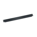 BL1 Middle Atlantic - 1 RU Flanged Blank Rack Panel, Black Brushed and Anodized Aluminum