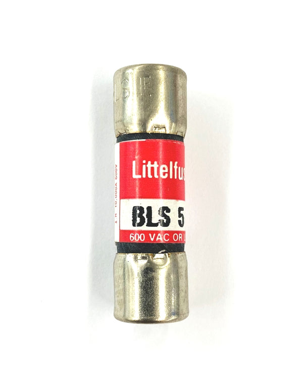 Littelfuse BLS-5, 5A 600V Fast Acting (Fast Blow) Fiber Body Supplemental Fuse