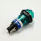 BN-23-1-G, Sato Parts 17mm Round Green Jewel Lens Neon Indicator Light 100V~125V