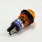 BN-23-1-OR, Sato  17mm Round Orange Jewel Lens Neon Indicator Light 100V~125V