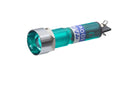BN-5668-1-G, Sato 13mm Green Orange Dome Top Neon Indicator Light 100V ~ 125V