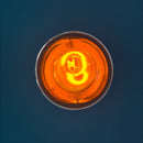 BN-5668-1-OR, Sato 13mm Round Orange Dome Top Neon Indicator Light 100V ~ 125V