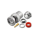 BNC-3011, Pan Pacific BNC 6 Piece Clamp/Solder Plug for RG-59/U & RG-62/U