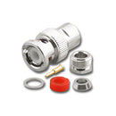 BNC-3012, Pan Pacific BNC 6 Piece Clamp/Solder Plug for RG-58/U Coax Cable