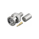 BNC-3021-1.1, Pan Pacific BNC 3 Pc. Crimp Plug w/ 1.1mm Pin for RG-59 & RG-62A/U