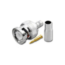 BNC-3025-C, Pan Pacific BNC 3 Piece Crimp Plug for RG-58C/U & RG-58A/U Plenum