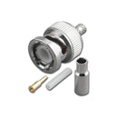 BNC-3028, Pan Pacific BNC 4 Piece Crimp Plug for RG-174/U & RG-316/U Coax
