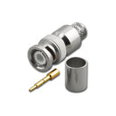 BNC-3029-L400, Pan Pacific BNC 3 Piece Crimp Plug for LMR400 & Belden 9913 Coax