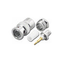 BNC-3051, Pan Pacific BNC 4 Piece Wedge/Solder Plug for RG-59/U & RG-62/U Coax