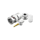 BNC-3052, Pan Pacific BNC 4 Piece Wedge/Solder Plug for RG-58/U Coax