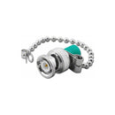 BNC-3061-2, Pan Pacific BNC Male Terminator Plug 50 Ohm @ 1/2 Watt 1% with Chain