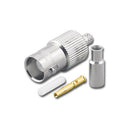 BNC-3128, Pan Pacific BNC 4 Piece Crimp Jack for RG-174/U & RG-316/U Coax