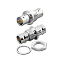 BNC-3193-75, 75 Ohm BNC Bulkhead Feed Through Isolated Coupler (UG-492D/U)