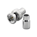 BNC-7071, Pan Pacific BNC 2 Piece Crimp Plug for RG-59 & RG-62 Solid Center Coax