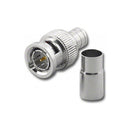 BNC-7073-75, Pan Pacific 75 Ohm BNC 2 Piece Crimp Plug for RG-6/U Coax Cable