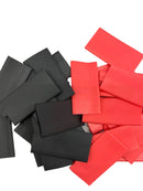 BR1-HS, MVO 13 Pack of  1.0" Red and Black Heat Shrink ~ Ratio 2:1