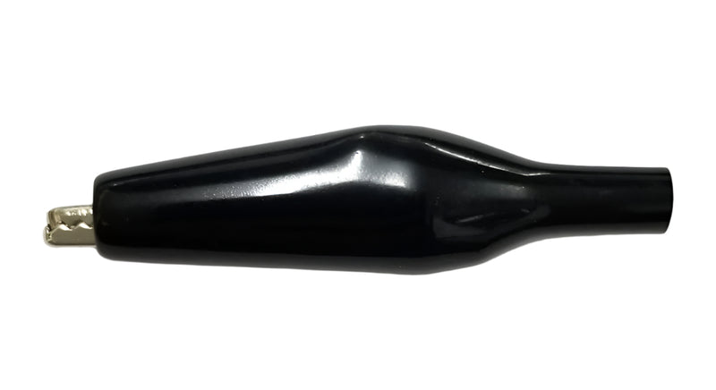 C-4-L-B, Sato Parts 43mm Alligator Clip with Black Boot 7A @ 30V