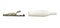 C-4-L-W, Sato Parts 43mm Alligator Clip with White Boot 7A @ 30V