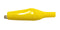 C-4-L-Y, Sato Parts 43mm Alligator Clip with Yellow Boot 7A @ 30V