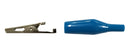 C-4-M-BL, Sato Parts 35mm Alligator Clip with Blue Boot 5A @ 30V