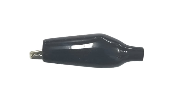 C-4-S-B, Sato Parts 27mm Alligator Clip with Black Boot 3A @ 30V