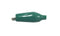 C-4-S-G, Sato Parts 27mm Alligator Clip with Green Boot 3A @ 30V