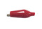 C-4-S-R, Sato Parts 27mm Alligator Clip with Red Boot 3A @ 30V