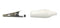 C-4-S-W, Sato Parts 27mm Alligator Clip with White Boot 3A @ 30V