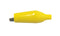 C-4-S-Y, Sato Parts 27mm Alligator Clip with Yellow Boot 3A @ 30V