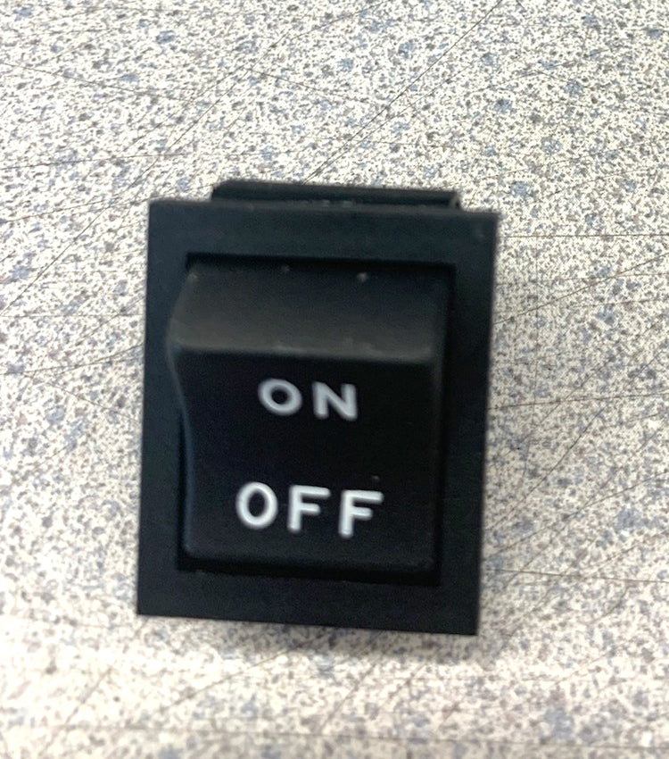 C1550VAAB, Arcolectric DPST ON-OFF Rocker Switch w/ ON-OFF Legend 16A @ 250V AC