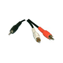Philmore CA31, 3.5 mm (1/8”) Stereo Male Plug to Two RCA Male Plugs