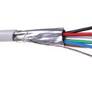 1,000 Feet CC1806SRGY4, 6 Conductor 18 Gauge Shielded Cable CMR Rated 6C 18AWG
