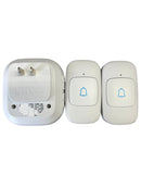 WD-12, MVO Wireless Doorbell Chime, Plug-in Door Bell, LED Flash, 1000ft, IP55