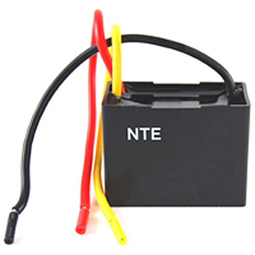 CFC-3.5/1.5, NTE 3.5uF + 1.5uF @ 125/250V AC Dual Ceiling Fan Capacitor