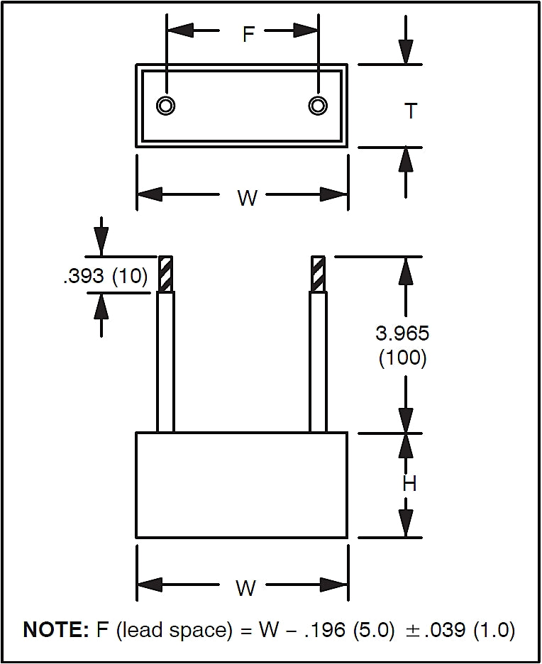 NTE CFC-5/8.5, 5uf + 8.5uF @ 125/250V AC Dual Ceiling Fan Capacitor