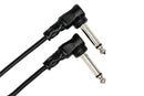 CFS-106, Hosa Guitar Pedalboard Patch Cable, Right Angle to Right Angle, 6 inch