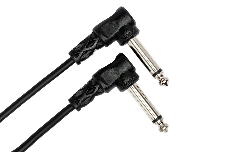 CFS-106, Hosa Guitar Pedalboard Patch Cable, Right Angle to Right Angle, 6 inch